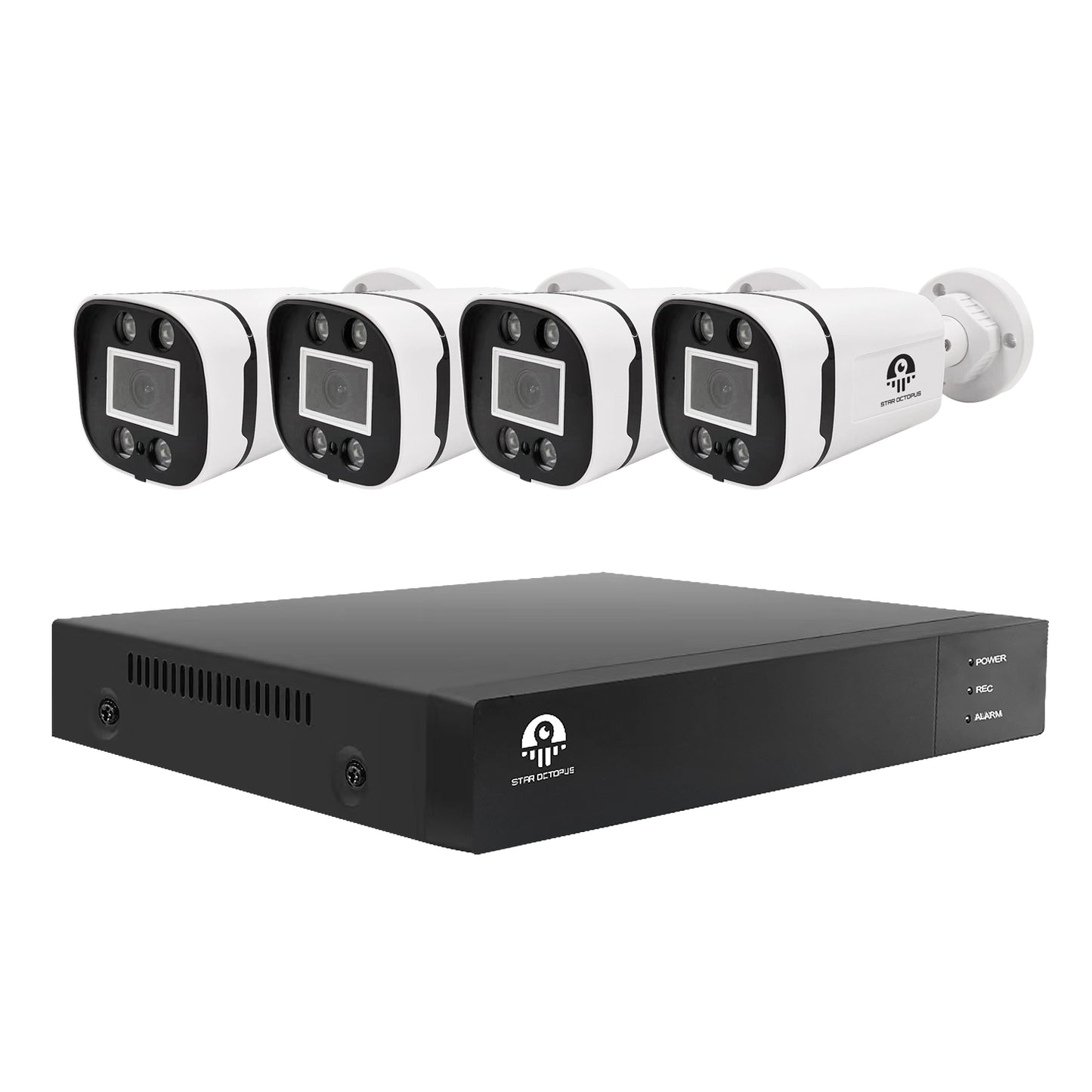 4CH POE NVR 5MP Security Camera kit