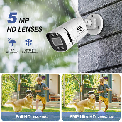 Wireless Security Camera System 5MP